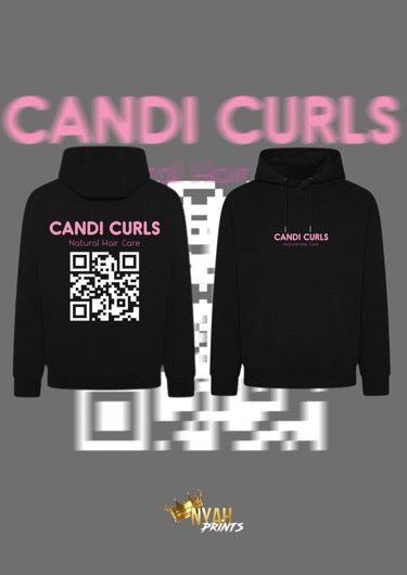 Candi Curls QR Hoodie - Candi CurlsPink
