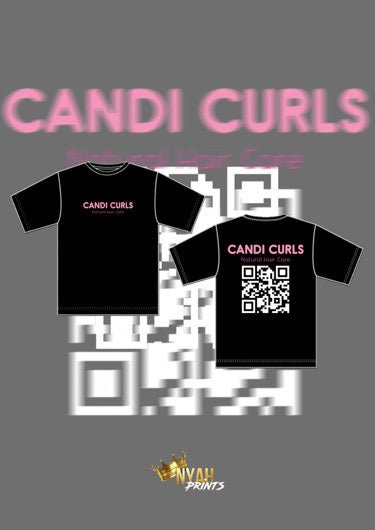 Candi Curls QR Tee – - Candi CurlsUnisex